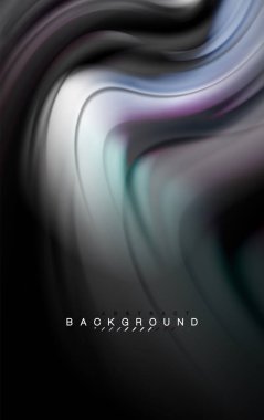 Sıvı sıvı renkler tasarım, renkli mermer veya plastik dalgalı doku arka plan, siyah, iş veya teknoloji sunu veya web broşür için parlak renkli öğeleri kapak tasarımı, duvar kağıdı