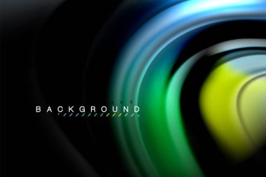 Sıvı sıvı renkler tasarım, renkli mermer veya plastik dalgalı doku arka plan, siyah, iş veya teknoloji sunu veya web broşür için parlak renkli öğeleri kapak tasarımı, duvar kağıdı