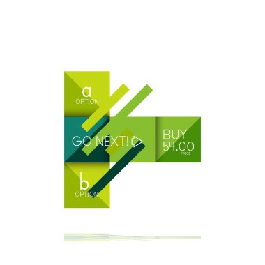 Kare seçeneğinin Infographic afiş. Bilgi ve veri görselleştirme, geometrik tasarım