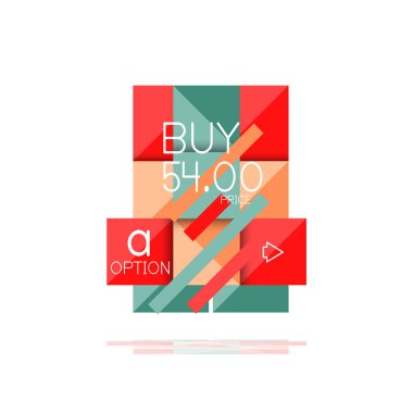 Kare seçeneğinin Infographic afiş. Bilgi ve veri görselleştirme, geometrik tasarım