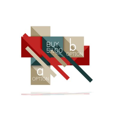 Kare seçeneğinin Infographic afiş. Bilgi ve veri görselleştirme, geometrik tasarım