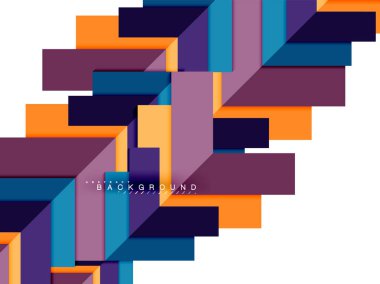 Çok renkli soyut geometrik şekiller, web reklam, iş sunumu, reklamlar paket, geometri arka plan şablonu, duvar kağıdı yazdırma