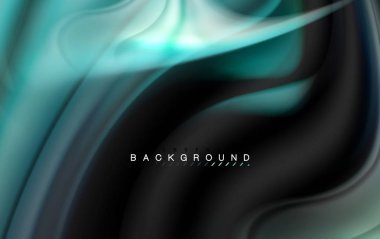Sıvı sıvı renkler tasarım, renkli mermer veya plastik dalgalı doku arka plan, siyah, iş veya teknoloji sunu veya web broşür için parlak renkli öğeleri kapak tasarımı, duvar kağıdı