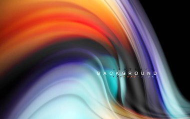 Sıvı sıvı renkler tasarım, renkli mermer veya plastik dalgalı doku arka plan, siyah, iş veya teknoloji sunu veya web broşür için parlak renkli öğeleri kapak tasarımı, duvar kağıdı