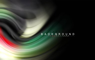 Sıvı sıvı renkler tasarım, renkli mermer veya plastik dalgalı doku arka plan, siyah, iş veya teknoloji sunu veya web broşür için parlak renkli öğeleri kapak tasarımı, duvar kağıdı