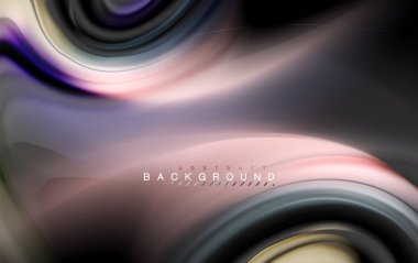 Sıvı sıvı renkler tasarım, renkli mermer veya plastik dalgalı doku arka plan, siyah, iş veya teknoloji sunu veya web broşür için parlak renkli öğeleri kapak tasarımı, duvar kağıdı