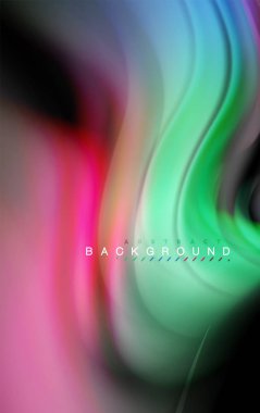 Sıvı sıvı renkler tasarım, renkli mermer veya plastik dalgalı doku arka plan, siyah, iş veya teknoloji sunu veya web broşür için parlak renkli öğeleri kapak tasarımı, duvar kağıdı