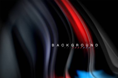 Sıvı sıvı renkler tasarım, renkli mermer veya plastik dalgalı doku arka plan, siyah, iş veya teknoloji sunu veya web broşür için parlak renkli öğeleri kapak tasarımı, duvar kağıdı