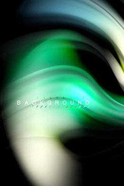 Sıvı sıvı renkler tasarım, renkli mermer veya plastik dalgalı doku arka plan, siyah, iş veya teknoloji sunu veya web broşür için parlak renkli öğeleri kapak tasarımı, duvar kağıdı