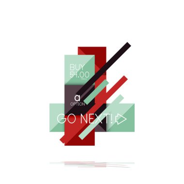 Kare seçeneğinin Infographic afiş. Bilgi ve veri görselleştirme, geometrik tasarım