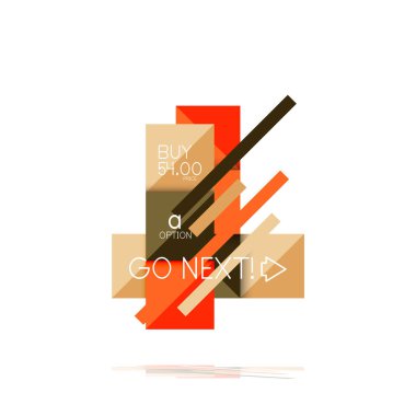 Kare seçeneğinin Infographic afiş. Bilgi ve veri görselleştirme, geometrik tasarım