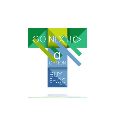 Kare seçeneğinin Infographic afiş. Bilgi ve veri görselleştirme, geometrik tasarım