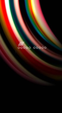 Renk dalga satırları arka plan bulanıklık