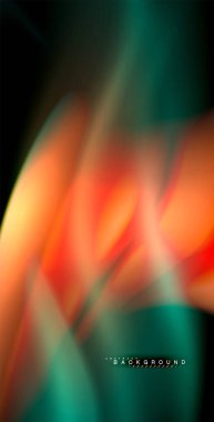 Neon parlayan dalga, sihirli enerji ve ışık arka plan