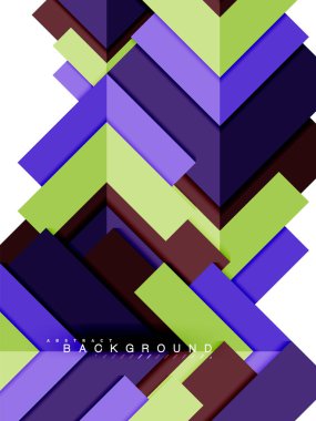 Çok renkli soyut geometrik şekiller, web reklam, iş sunumu, reklamlar paket, geometri arka plan şablonu, duvar kağıdı yazdırma