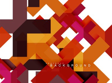 Çok renkli soyut geometrik şekiller, geometri arka plan web afiş için