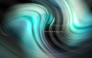 Sıvı sıvı renkler tasarım, renkli mermer veya plastik dalgalı doku arka plan, siyah, iş veya teknoloji sunu veya web broşür için parlak renkli öğeleri kapak tasarımı, duvar kağıdı