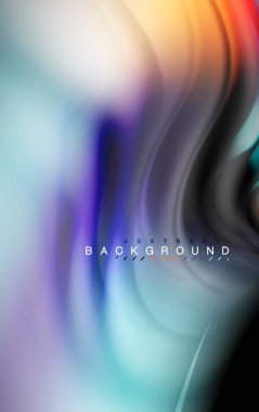 Sıvı sıvı renkler tasarım, renkli mermer veya plastik dalgalı doku arka plan, siyah, iş veya teknoloji sunu veya web broşür için parlak renkli öğeleri kapak tasarımı, duvar kağıdı