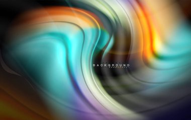 Sıvı sıvı renkler tasarım, renkli mermer veya plastik dalgalı doku arka plan, siyah, iş veya teknoloji sunu veya web broşür için parlak renkli öğeleri kapak tasarımı, duvar kağıdı