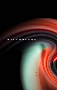 Sıvı sıvı renkler tasarım, renkli mermer veya plastik dalgalı doku arka plan, siyah, iş veya teknoloji sunu veya web broşür için parlak renkli öğeleri kapak tasarımı, duvar kağıdı