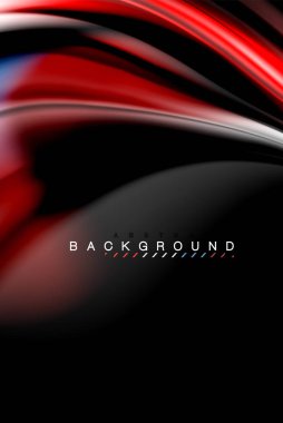 Sıvı sıvı renkler tasarım, renkli mermer veya plastik dalgalı doku arka plan, siyah, iş veya teknoloji sunu veya web broşür için parlak renkli öğeleri kapak tasarımı, duvar kağıdı