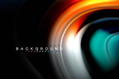 Sıvı sıvı renkler tasarım, renkli mermer veya plastik dalgalı doku arka plan, siyah, iş veya teknoloji sunu veya web broşür için parlak renkli öğeleri kapak tasarımı, duvar kağıdı