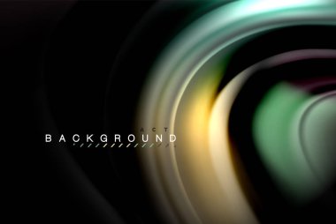 Sıvı sıvı renkler tasarım, renkli mermer veya plastik dalgalı doku arka plan, siyah, iş veya teknoloji sunu veya web broşür için parlak renkli öğeleri kapak tasarımı, duvar kağıdı