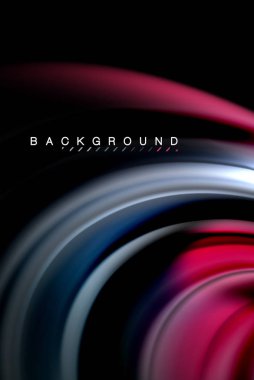 Sıvı sıvı renkler tasarım, renkli mermer veya plastik dalgalı doku arka plan, siyah, iş veya teknoloji sunu veya web broşür için parlak renkli öğeleri kapak tasarımı, duvar kağıdı