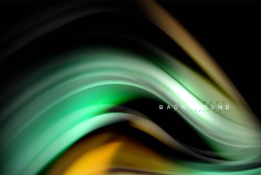 Sıvı sıvı renkler tasarım, renkli mermer veya plastik dalgalı doku arka plan, siyah, iş veya teknoloji sunu veya web broşür için parlak renkli öğeleri kapak tasarımı, duvar kağıdı