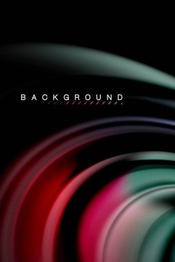 Sıvı sıvı renkler tasarım, renkli mermer veya plastik dalgalı doku arka plan, siyah, iş veya teknoloji sunu veya web broşür için parlak renkli öğeleri kapak tasarımı, duvar kağıdı