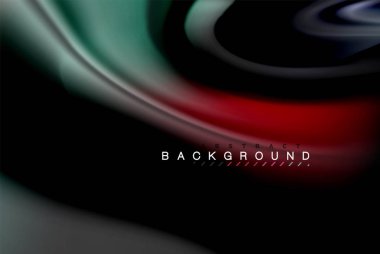 Sıvı sıvı renkler tasarım, renkli mermer veya plastik dalgalı doku arka plan, siyah, iş veya teknoloji sunu veya web broşür için parlak renkli öğeleri kapak tasarımı, duvar kağıdı