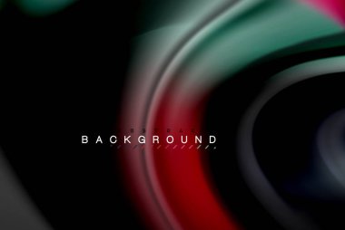 Sıvı sıvı renkler tasarım, renkli mermer veya plastik dalgalı doku arka plan, siyah, iş veya teknoloji sunu veya web broşür için parlak renkli öğeleri kapak tasarımı, duvar kağıdı