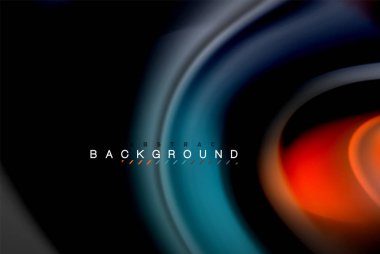 Sıvı sıvı renkler tasarım, renkli mermer veya plastik dalgalı doku arka plan, siyah, iş veya teknoloji sunu veya web broşür için parlak renkli öğeleri kapak tasarımı, duvar kağıdı