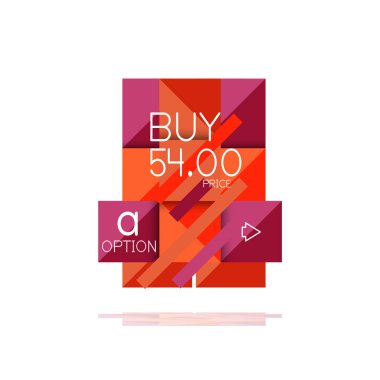 Kare seçeneğinin Infographic afiş. Bilgi ve veri görselleştirme, geometrik tasarım