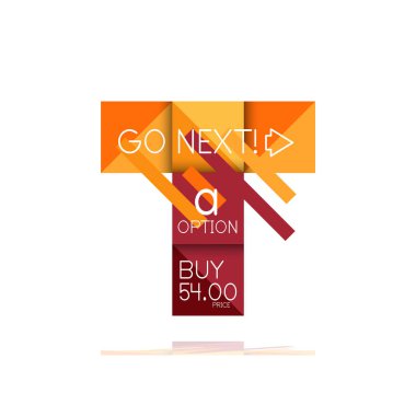 Kare seçeneğinin Infographic afiş. Bilgi ve veri görselleştirme, geometrik tasarım