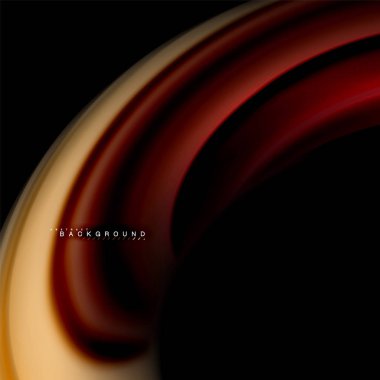 Sıvı karıştırma renkler dalga arka plan tasarlamak vektör. Renkli örgü dalgalar