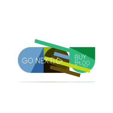 En az daire temiz soyut seçeneği adım Infographic tasarım öğesi, geometrik şekiller - Tur kareler, daireler ve satırları düzeni ile örnek metin