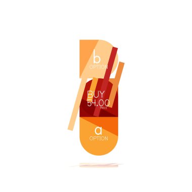 En az daire temiz soyut seçeneği adım Infographic tasarım öğesi, geometrik şekiller - Tur kareler, daireler ve satırları düzeni ile örnek metin