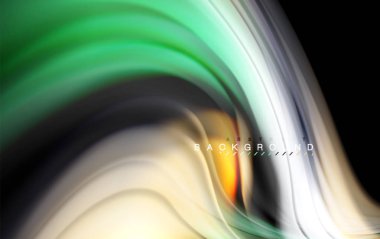 Sıvı sıvı renkler tasarım, renkli mermer veya plastik dalgalı doku arka plan, siyah, iş veya teknoloji sunu veya web broşür için parlak renkli öğeleri kapak tasarımı, duvar kağıdı