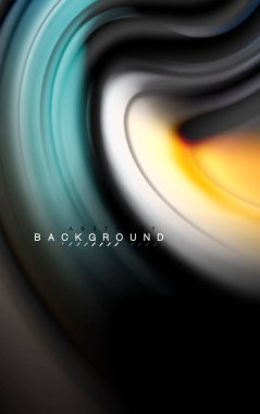 Sıvı sıvı renkler tasarım, renkli mermer veya plastik dalgalı doku arka plan, siyah, iş veya teknoloji sunu veya web broşür için parlak renkli öğeleri kapak tasarımı, duvar kağıdı