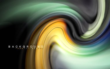 Sıvı sıvı renkler tasarım, renkli mermer veya plastik dalgalı doku arka plan, siyah, iş veya teknoloji sunu veya web broşür için parlak renkli öğeleri kapak tasarımı, duvar kağıdı