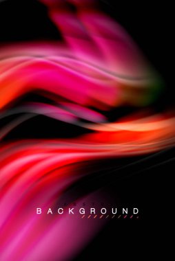 Sıvı sıvı renkler tasarım, renkli mermer veya plastik dalgalı doku arka plan, siyah, iş veya teknoloji sunu veya web broşür için parlak renkli öğeleri kapak tasarımı, duvar kağıdı