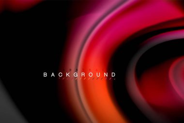 Sıvı sıvı renkler tasarım, renkli mermer veya plastik dalgalı doku arka plan, siyah, iş veya teknoloji sunu veya web broşür için parlak renkli öğeleri kapak tasarımı, duvar kağıdı