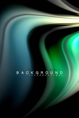 Sıvı sıvı renkler tasarım, renkli mermer veya plastik dalgalı doku arka plan, siyah, iş veya teknoloji sunu veya web broşür için parlak renkli öğeleri kapak tasarımı, duvar kağıdı