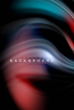 Sıvı sıvı renkler tasarım, renkli mermer veya plastik dalgalı doku arka plan, siyah, iş veya teknoloji sunu veya web broşür için parlak renkli öğeleri kapak tasarımı, duvar kağıdı