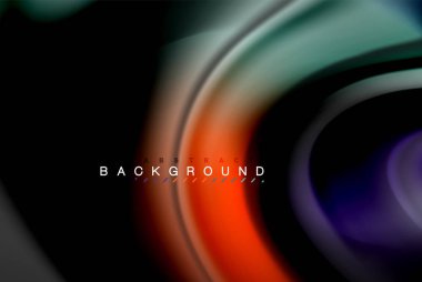 Sıvı sıvı renkler tasarım, renkli mermer veya plastik dalgalı doku arka plan, siyah, iş veya teknoloji sunu veya web broşür için parlak renkli öğeleri kapak tasarımı, duvar kağıdı