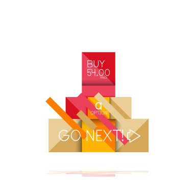 Kare seçeneğinin Infographic afiş. Bilgi ve veri görselleştirme, geometrik tasarım