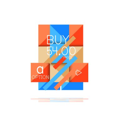 Kare seçeneğinin Infographic afiş. Bilgi ve veri görselleştirme, geometrik tasarım