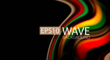 Renk dalga satırları arka plan bulanıklık