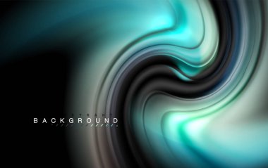 Sıvı sıvı renkler tasarım, renkli mermer veya plastik dalgalı doku arka plan, siyah, iş veya teknoloji sunu veya web broşür için parlak renkli öğeleri kapak tasarımı, duvar kağıdı